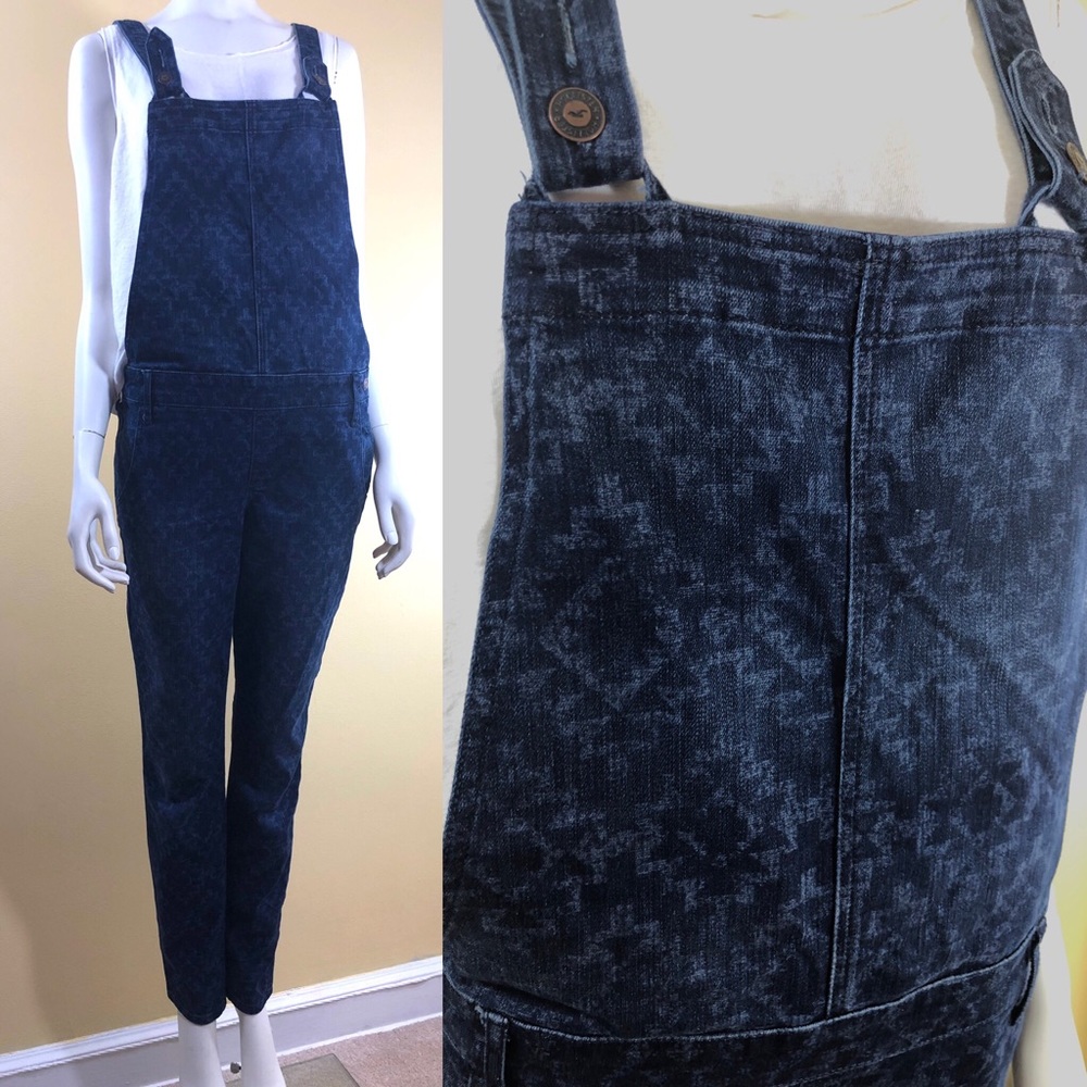 Hollister denim overalls